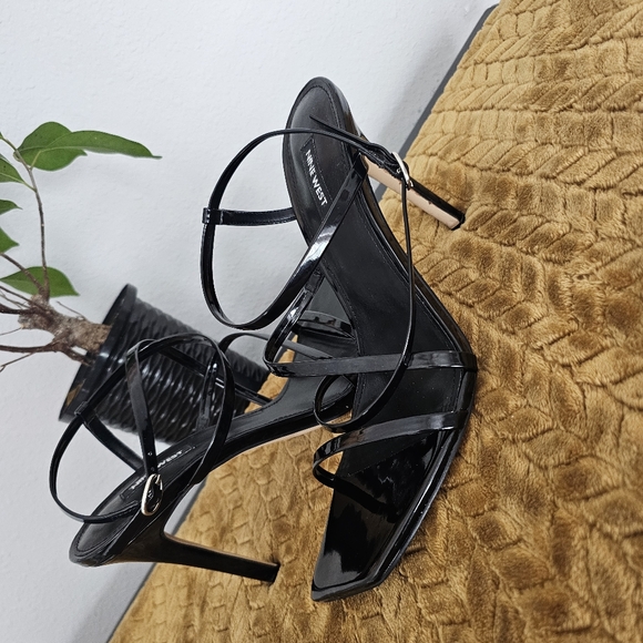 NINE WEST Black Heeled Sandal - Picture 3 of 7
